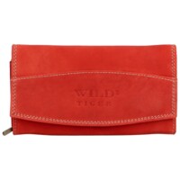 Dámská kožená peněženka červená - Wild Tiger Liliane