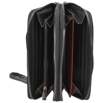 Dámská peněženka černá - Paolo bags Deris