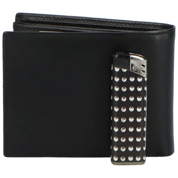 Pánská kožená peněženka černá - Tomas Ivanou