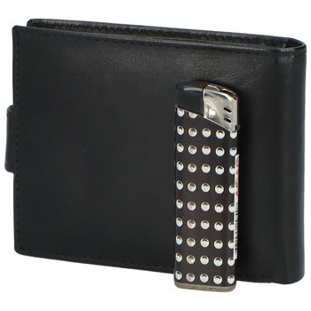 Pánská kožená peněženka černá - Tomas Breno
