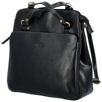 Dámská kožená kabelka batoh černá - Katana Dvimosi