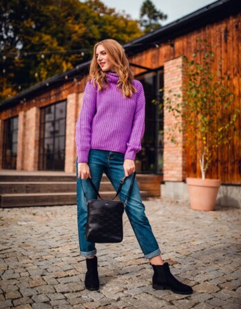 Dámská crossbody kabelka černá - Vuch Lorca