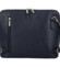 Dámská kožená crossbody kabelka tmavě modrá - ItalY M0131