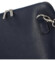 Dámská kožená crossbody kabelka tmavě modrá - ItalY M0131