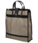 Velká moderní nákupní taška tmavě béžová - SendiDesign Milenium