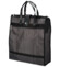 Velká moderní nákupní taška tmavě šedá - SendiDesign Milenium
