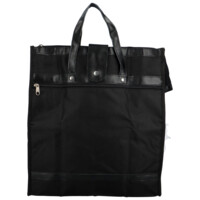 Velká moderní nákupní taška černá - SendiDesign Elastic