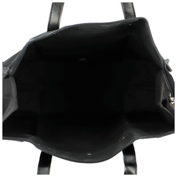 Velká moderní nákupní taška černá - SendiDesign Elastic