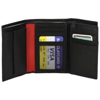 Dámská kožená peněženka černá - Delami Elaya