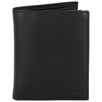 Pánská kožená peněženka černá - Delami Giselmar