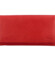 Dámská kožená peněženka červená - Delami Grentta