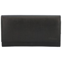 Dámská kožená peněženka černá - Delami Otilia