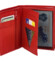 Pánská kožená peněženka červená - Delami 8702