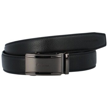 Pánský kožený opasek černý - Pierre Cardin HY01