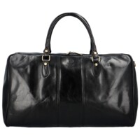 Luxusní kožená cestovní taška černá - Delami Jorger