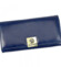 Dámská kožená peněženka modrá - Gregorio Eleonora