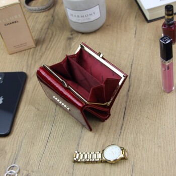 Dámská kožená peněženka červená - Gregorio Timona