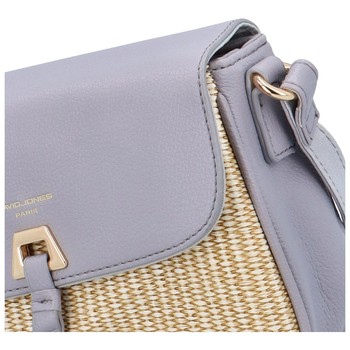Dámská crossbody kabelka bledě fialová - David Jones Flou