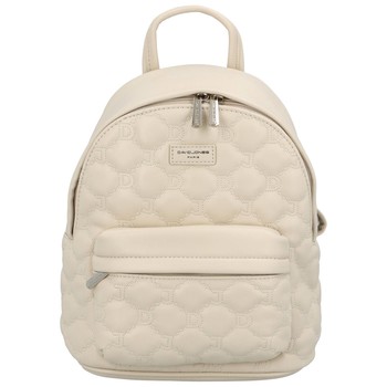 Dámský městský batoh světle béžový - David Jones Uniqum