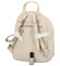 Dámský městský batoh světle béžový - David Jones Uniqum