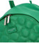 Dámský městský batoh sytě zelený - David Jones Uniqum