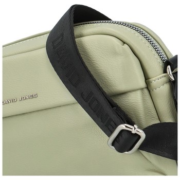Dámská crossbody kabelka bledě zelená - David Jones Karill