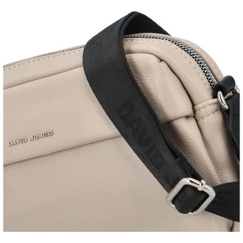 Dámská crossbody kabelka béžová - David Jones Karill