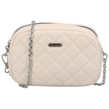 Dámská crossbody kabelka světle béžová - David Jones Audrey