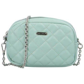 Dámská crossbody kabelka mentolově zelená - David Jones Audrey