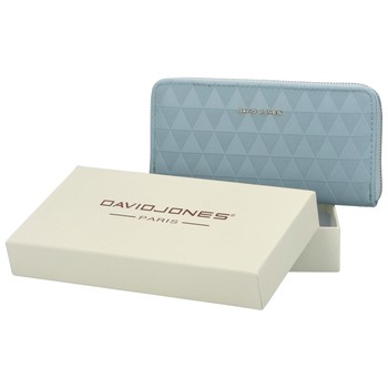 Dámská peněženka bledě modrá - David Jones P510