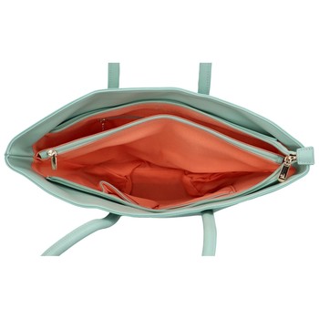 Dámská kabelka přes rameno mentolově zelená - DIANA & CO Barbarra