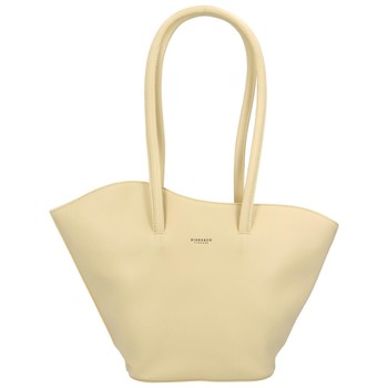 Dámská kabelka přes rameno světle žlutá - DIANA & CO Barbarra