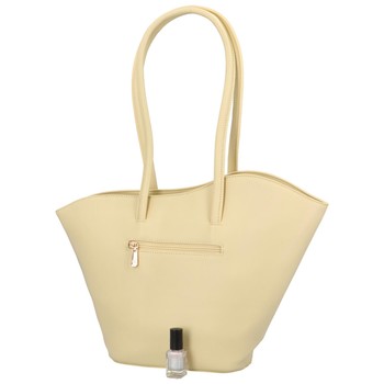 Dámská kabelka přes rameno světle žlutá - DIANA & CO Barbarra