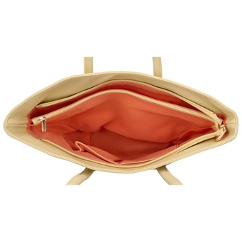 Dámská kabelka přes rameno světle žlutá - DIANA & CO Barbarra