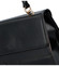 Dámská kabelka do ruky černá - DIANA & CO Perforny