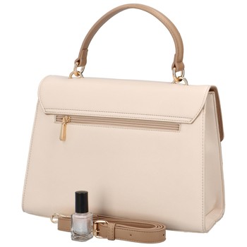 Dámská kabelka do ruky světle béžová - DIANA & CO Perforny