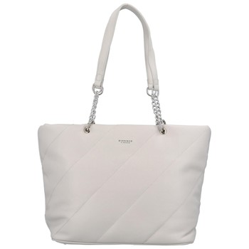 Dámská kabelka přes rameno světle šedá - DIANA & CO Glandys