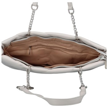 Dámská kabelka přes rameno světle šedá - DIANA & CO Glandys