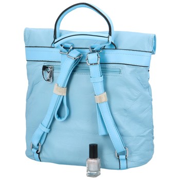 Dámský městský batoh kabelka nebesky modrý - Maria C Exlov