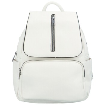Dámský batoh kabelka bílý - Maria C Otoros