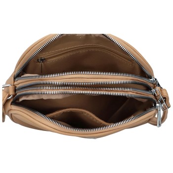 Dámská crossbody kabelka camel - Maria C Vilena