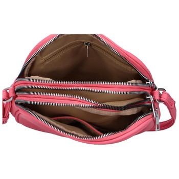 Dámská crossbody kabelka růžová - Maria C Vilena