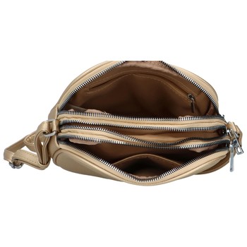 Dámská crossbody kabelka zlatá - Maria C Vilena