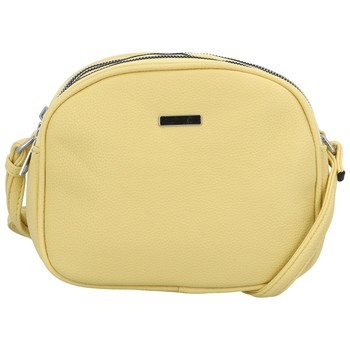Dámská crossbody kabelka světle žlutá - Maria C Vilena