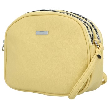 Dámská crossbody kabelka světle žlutá - Maria C Vilena