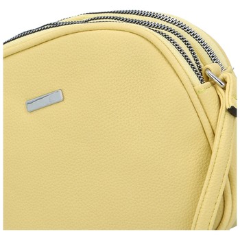 Dámská crossbody kabelka světle žlutá - Maria C Vilena