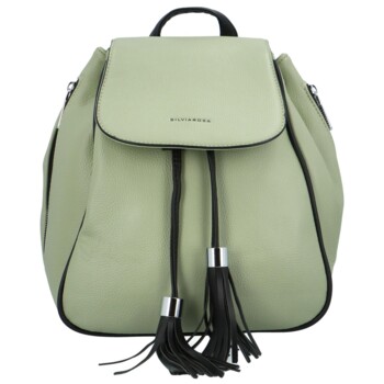 Dámský batoh bledě zelený - Silvia Rosa Triol