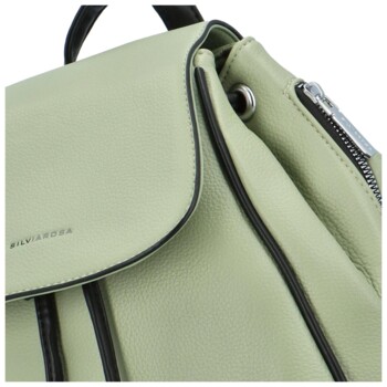 Dámský batoh bledě zelený - Silvia Rosa Triol