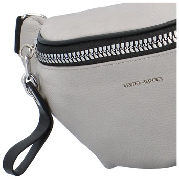 Dámská módní ledvinka světle šedá - David Jones Dria