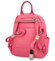Dámský městský batoh kabelka růžový - Maria C Intro